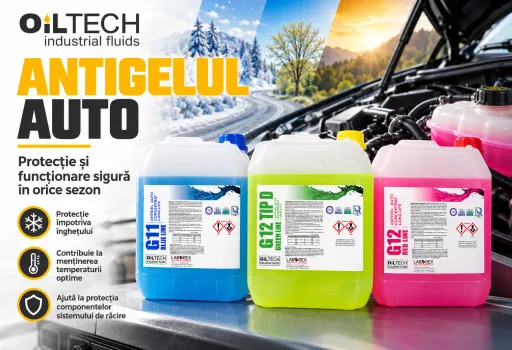Antigelul auto – ce rol are și cum alegi produsul potrivit pentru mașina ta?
